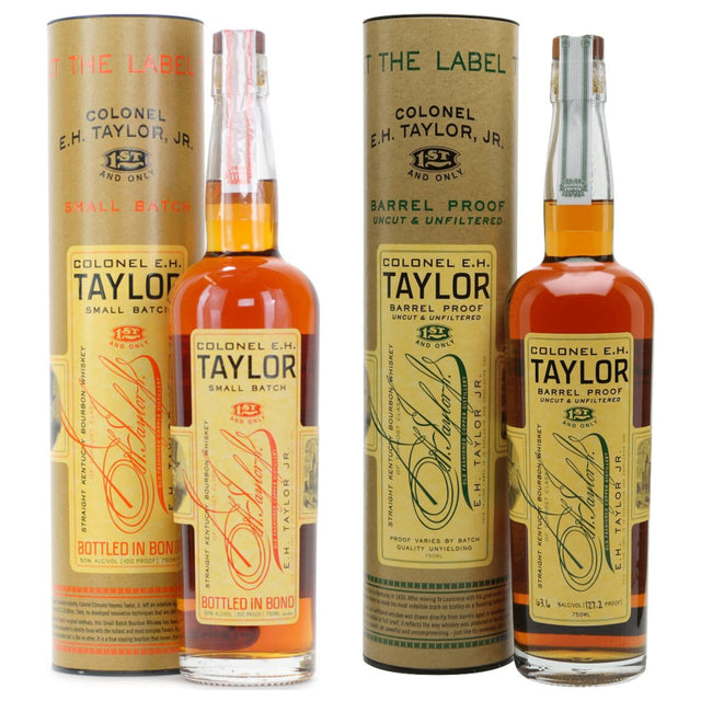 Colonel E.H. Taylor Small Batch & Barrel Proof Pair