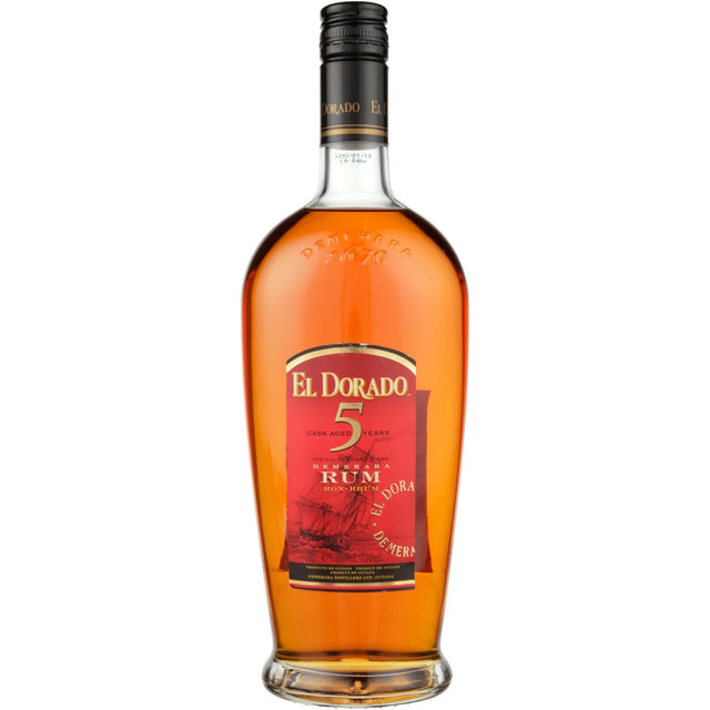 El Dorado Demerara Rum Cask Aged 5 Yr - Liquor Geeks
