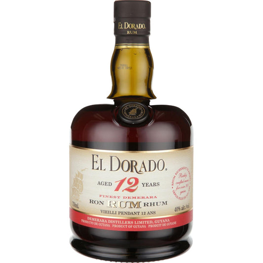 El Dorado Demerara Rum Finest 12 Yr - Liquor Geeks