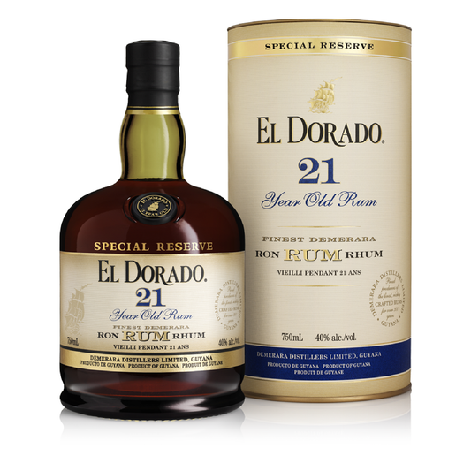 El Dorado Demerara Rum Special Reserve 21 Yr - Liquor Geeks