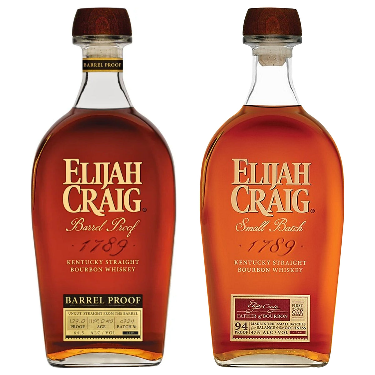 Elijah Craig Barrel Proof & Small Batch Pair