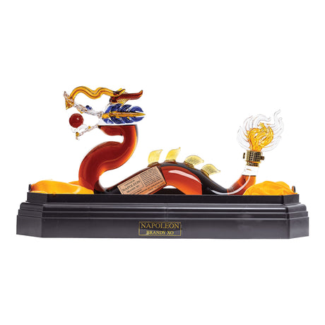Emperor Napoleon Dragon XO French Brandy — on display base