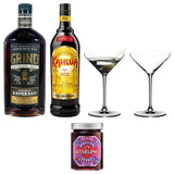 Espresso Martini Kit — Grind Espresso Rum, Kahlúa, Riedel Martini Glasses & Cherries