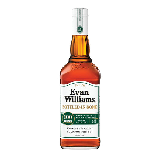 Evan Williams Straight Bourbon White Label Bottled In Bond - Liquor Geeks