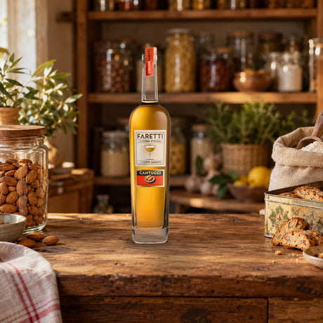 Faretti Biscotti Liqueur almond pantry - Liquor Geeks