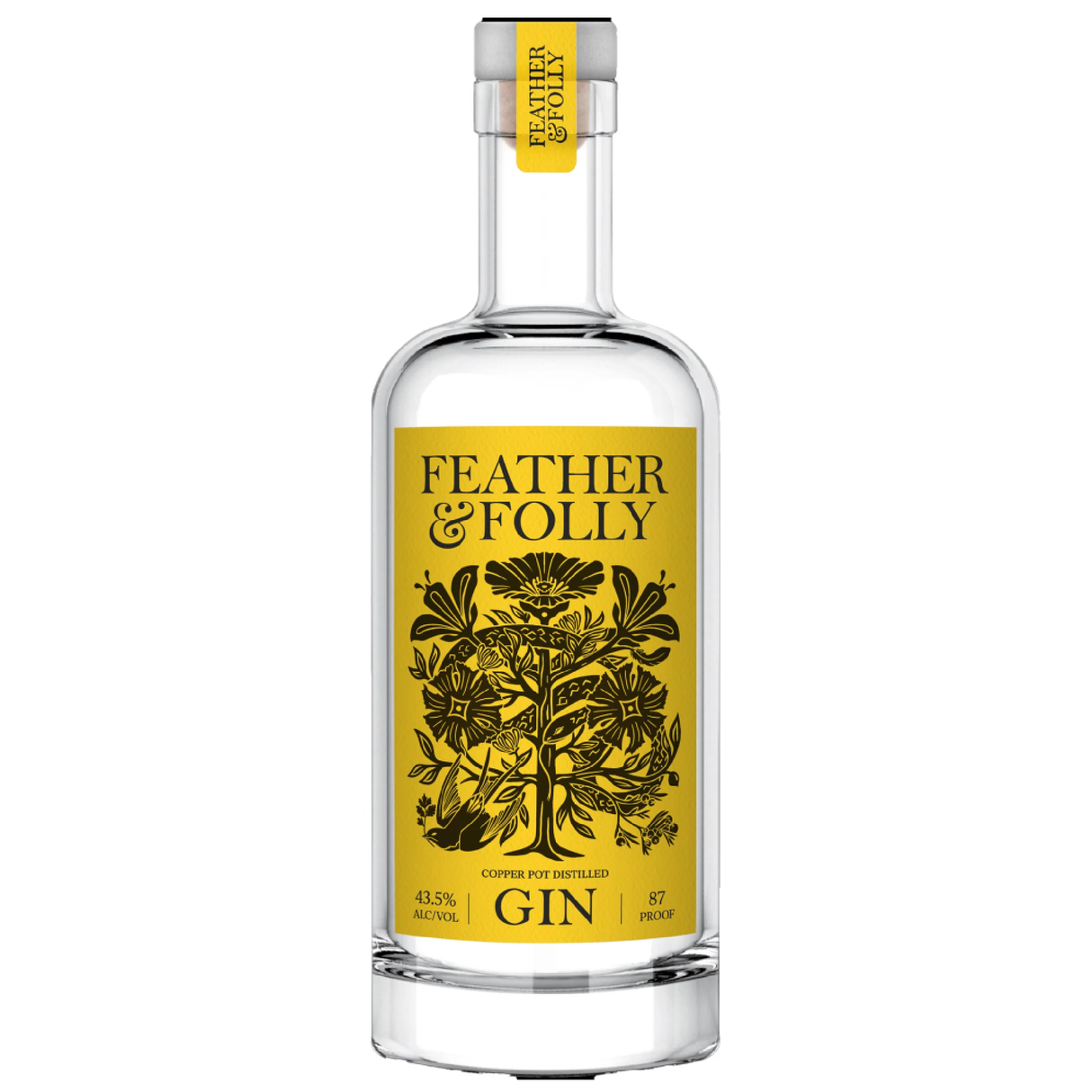 Feather & Folly Dry Gin Copper Pot Distilled - Liquor Geeks