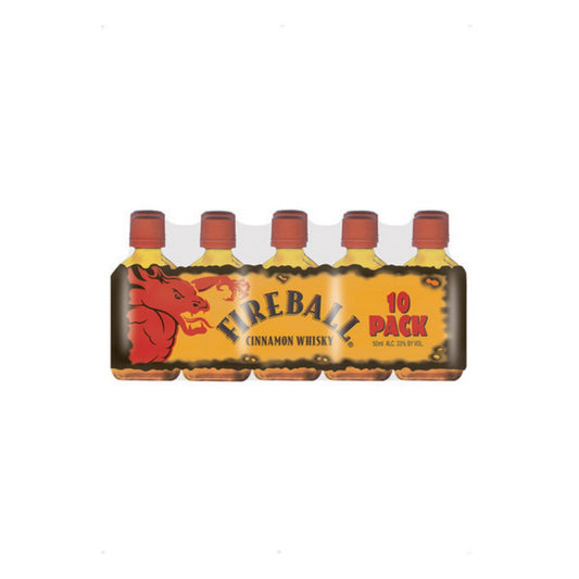 Fireball Cinnamon Whiskey Sleeve (10 Quanitity) - Liquor Geeks