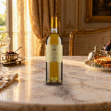 Chateau D'yquem Sauternes 2016 With Wood Box foie gras toast - Liquor Geeks