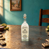 Fortaleza Blanco Tequila cantina domino table - Liquor Geeks
