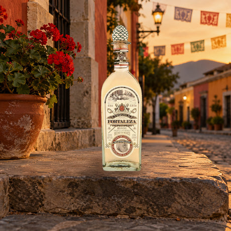 Fortaleza Reposado Tequila 700mL tequila town street - Liquor Geeks