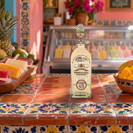 Fortaleza Reposado Tequila paleteria counter - Liquor Geeks