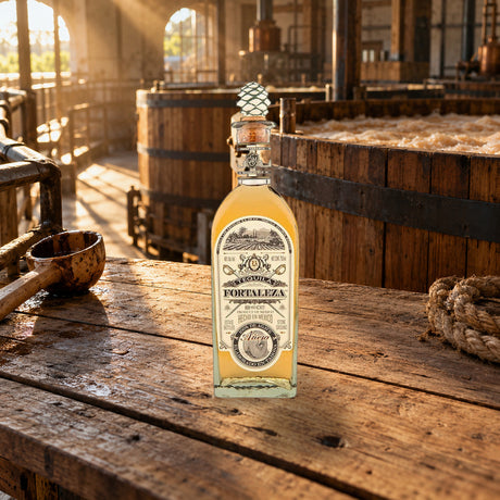 Fortaleza Tequila Añejo 700mL wood tanks - Liquor Geeks