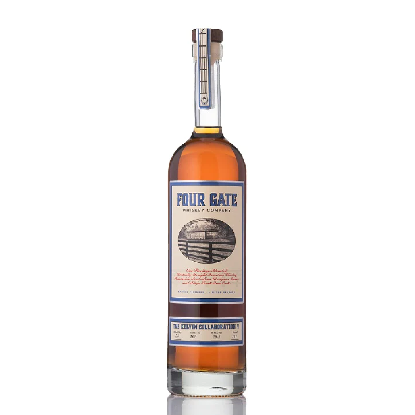 Four Gate The Kelvin Collaboration V Batch 28 Kentucky Straight Bourbon Whiskey - Liquor Geeks