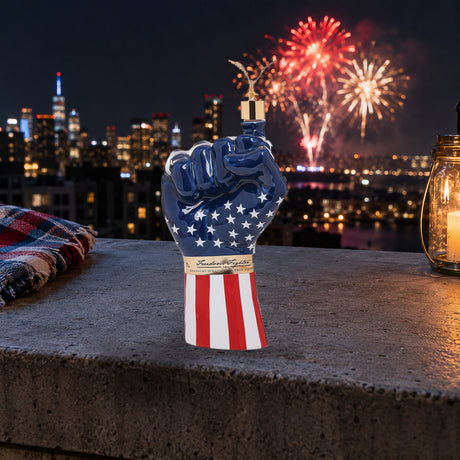 Freedom Fighter 6 Year Kentucky Straight Bourbon Whiskey 700mL fireworks rooftop - Liquor Geeks