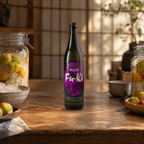 Fuki Plum Wine umeshu jar shelf - Liquor Geeks