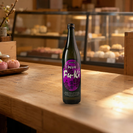Fuki Plum Wine wagashi counter - Liquor Geeks