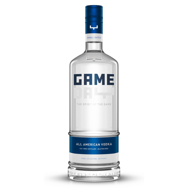 Gameday Vodka Blue & White - Liquor Geeks