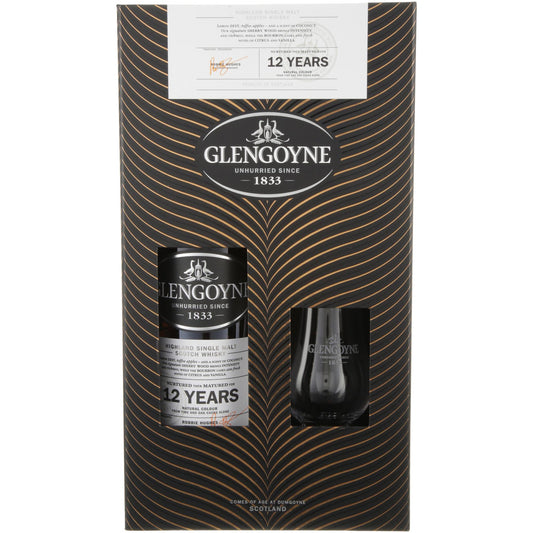 Glengoyne Single Malt Scotch 12 Yr 86 W/ Glass - Liquor Geeks