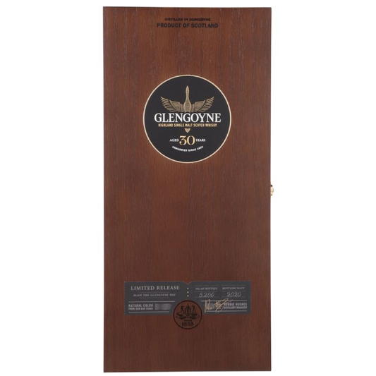 Glengoyne Single Malt Scotch Limited Release 30 Yr 93.6 Wood Box - Liquor Geeks