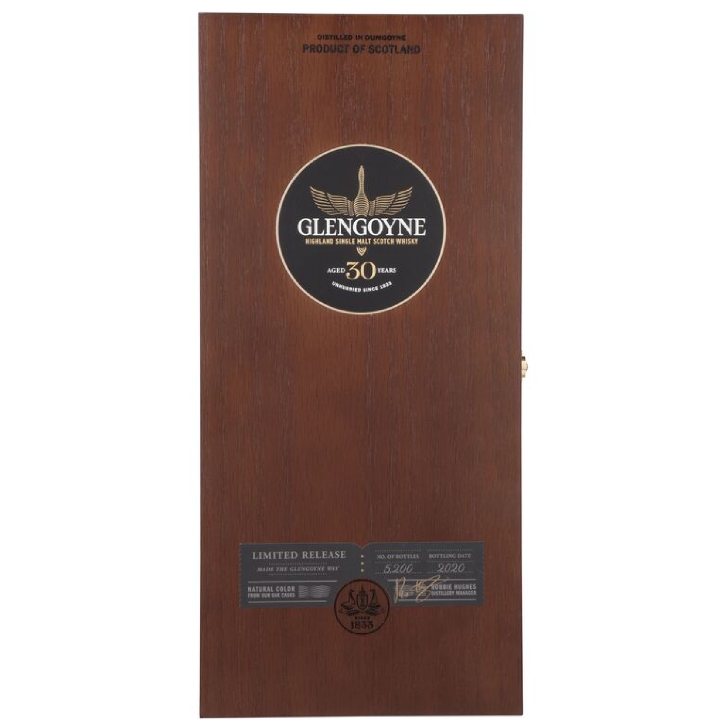 Glengoyne Single Malt Scotch Limited Release 30 Yr 93.6 Wood Box - Liquor Geeks