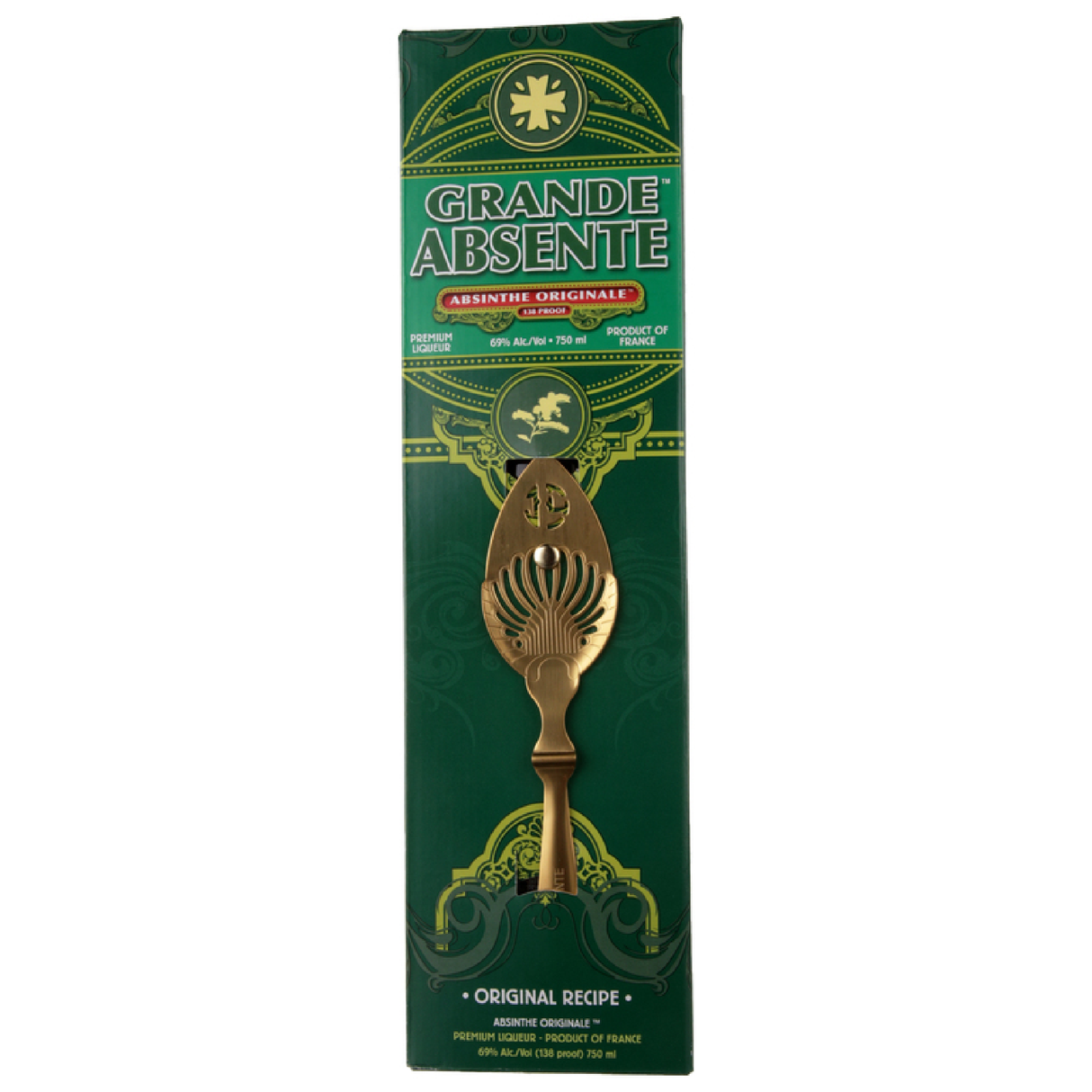 Grande Absente Absinthe Originale 38 W/ Absinthe Spoon - Liquor Geeks