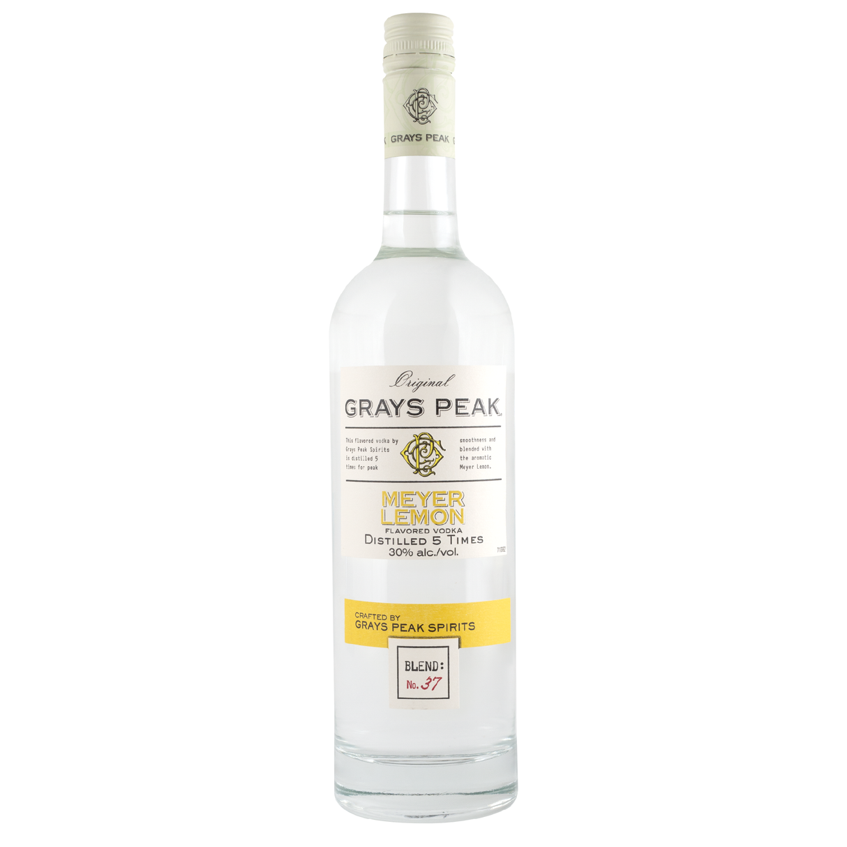 Grays Peak Meyer Lemon Vodka - Liquor Geeks