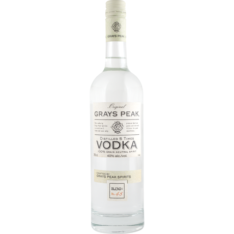 Grays Peak Vodka - Liquor Geeks