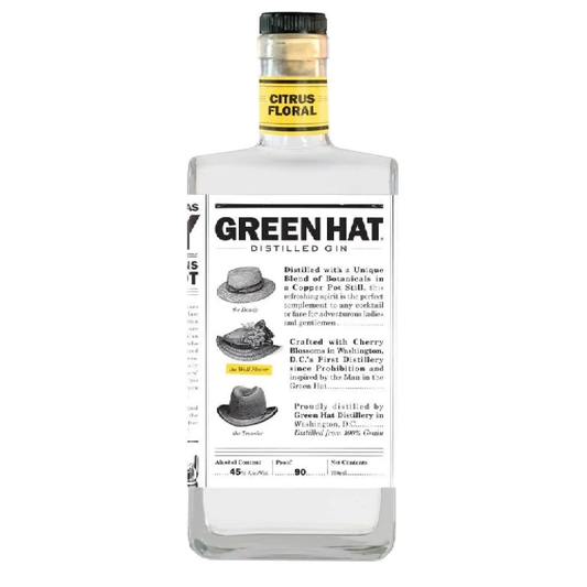 Green Hat Citrus Floral Gin - Liquor Geeks