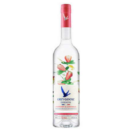 Grey Goose Strawberry & Lemongrass Flavored Vodka Essences - Liquor Geeks