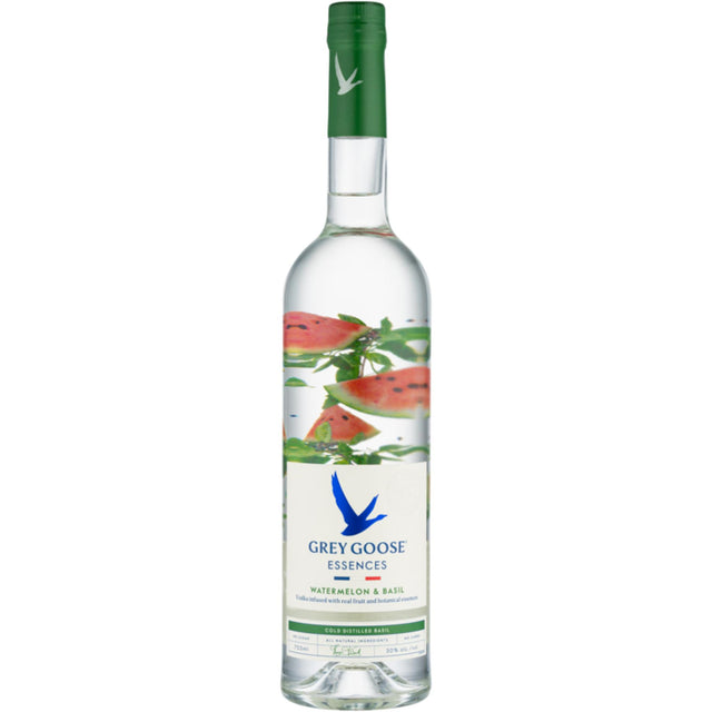 Grey Goose Watermelon & Basil Flavored Vodka Essences - Liquor Geeks