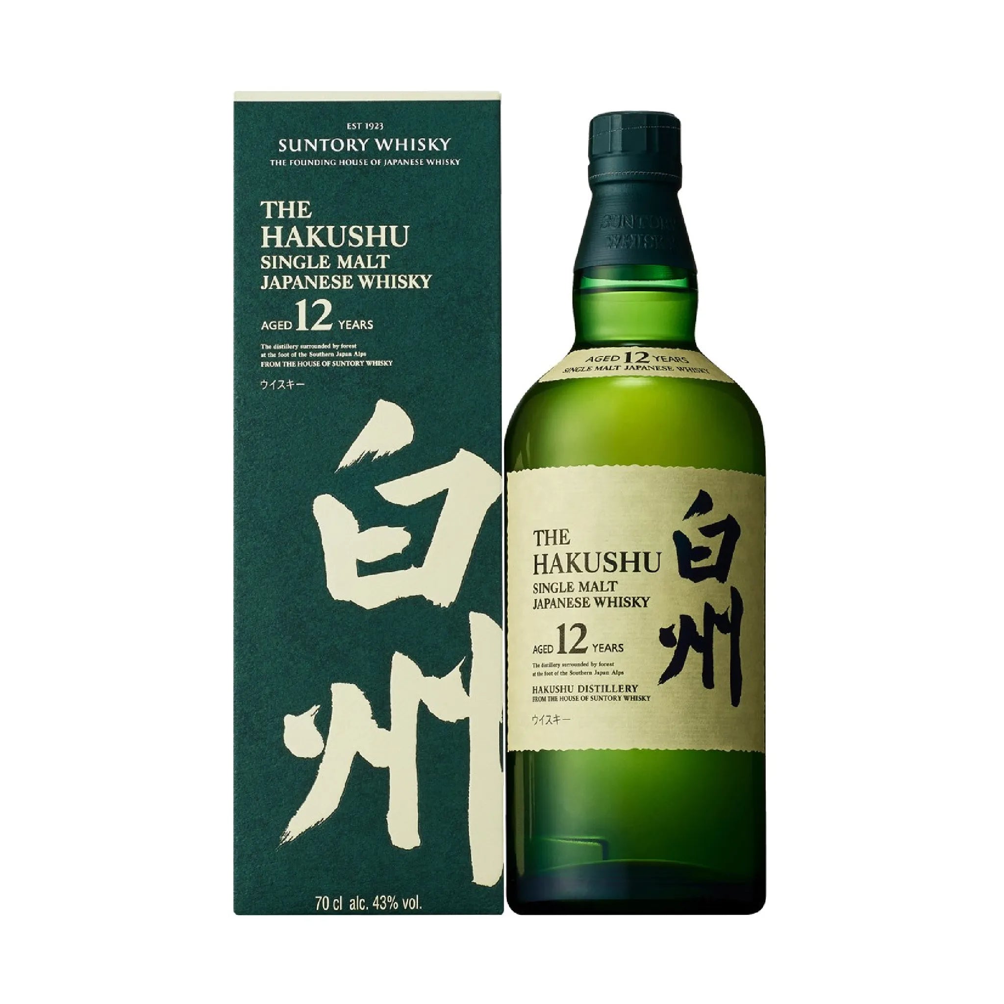 The Hakushu 12 Years Old Japanese Single Malt Whisky
