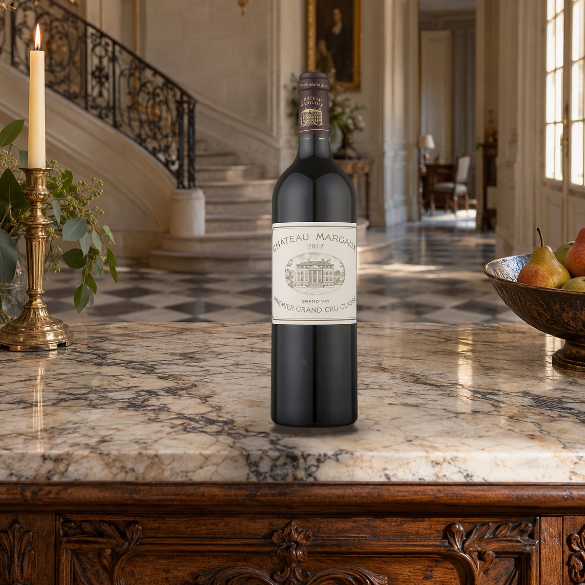 Chateau Margaux Margaux 2012 With Wood Box hall sideboard - Liquor Geeks