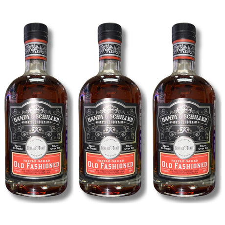 Handy And Schiller Triple Oaked Old Fashioned Signature Cocktail 3-Pack
