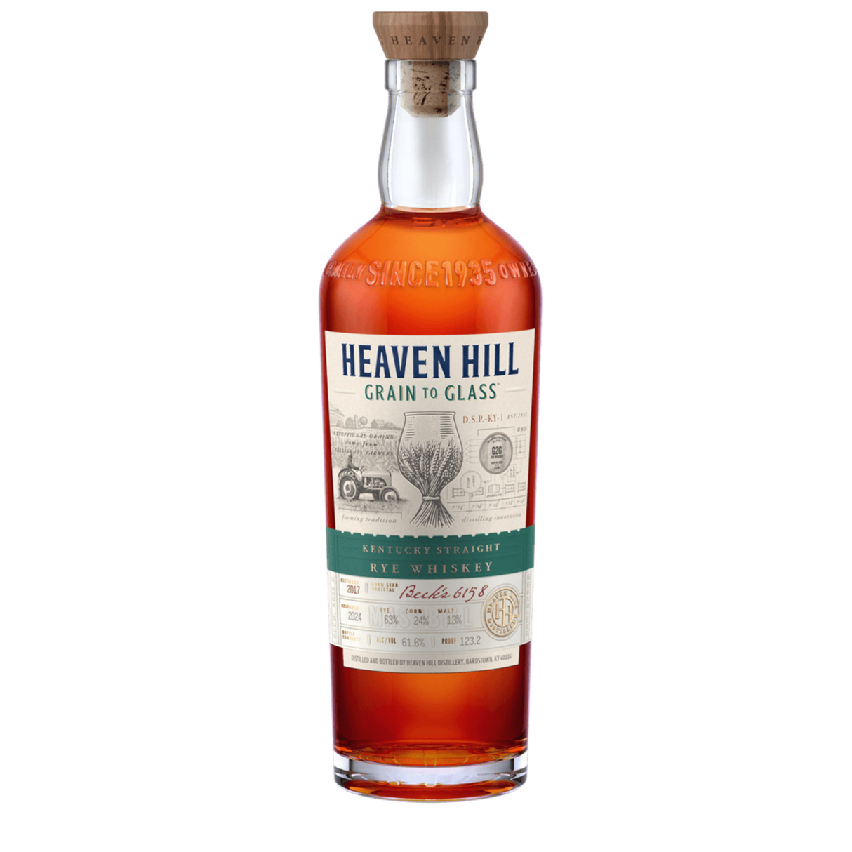 Heaven Hill Grain To Glass Straight Rye Whiskey