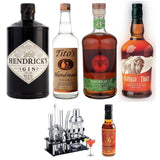Home Bar Starter Kit — Gin, Vodka, Rum, Bourbon & Barware
