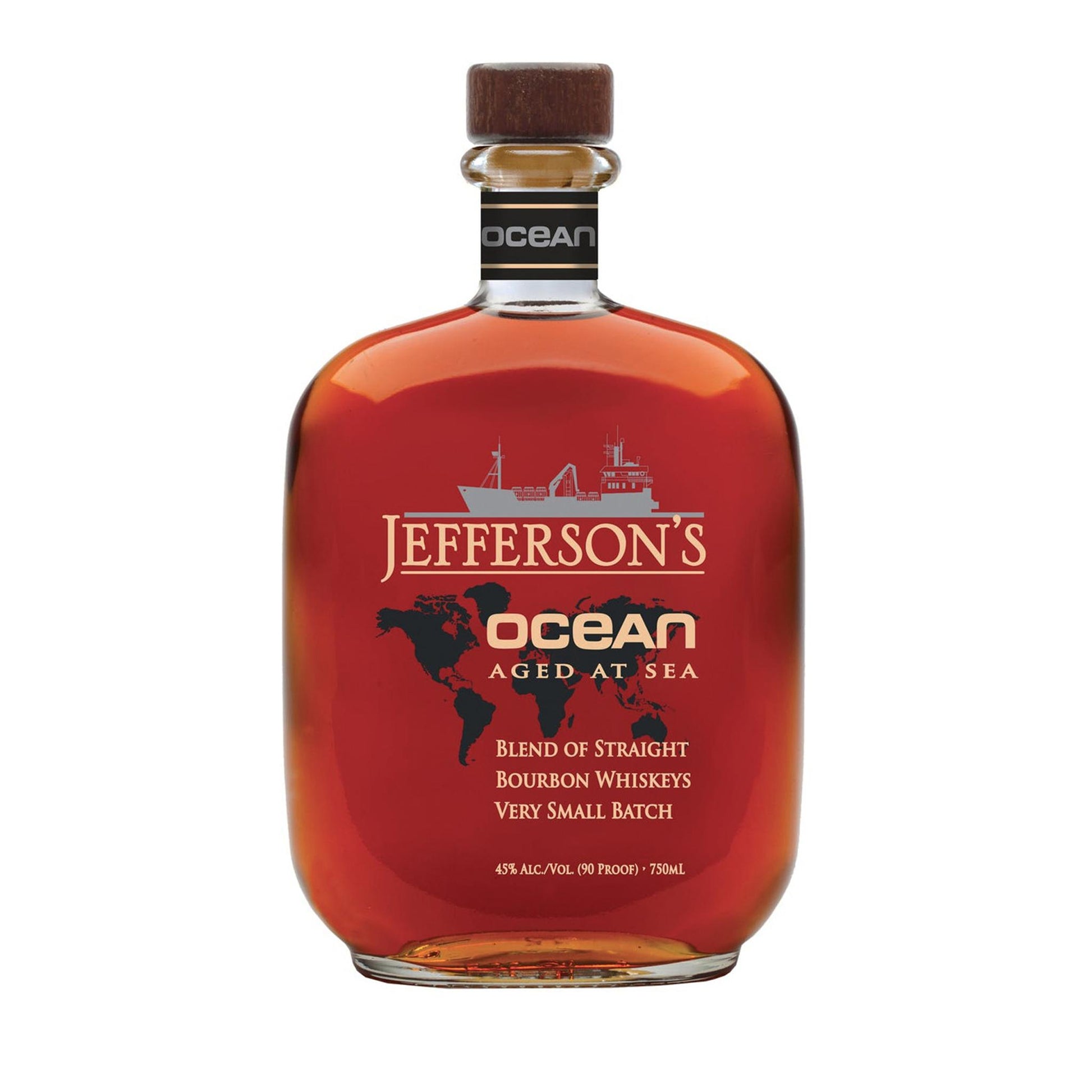 Jefferson's Straight Bourbon Ocean Aged At Sea Voyage No9 Wheated Mash Bill - Liquor Geeks