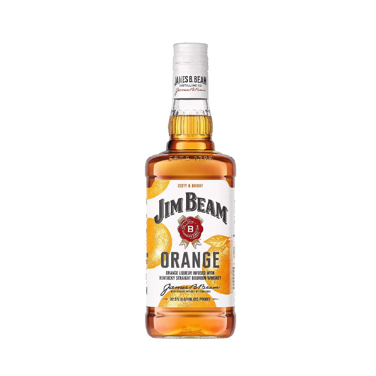 Jim Beam Orange Flavored Whiskey 65 - Liquor Geeks