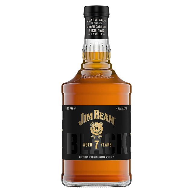 Jim Beam Straight Bourbon Black 7 Year - Liquor Geeks