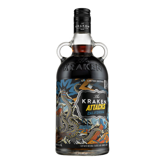 Kraken Attacks California Black Spiced Rum - Liquor Geeks