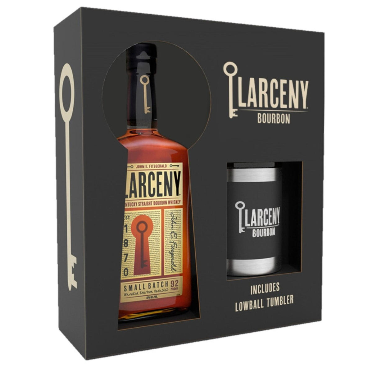 Larceny Straight Bourbon Very Special Small Batch W/ Lowball Tumbler - Liquor Geeks