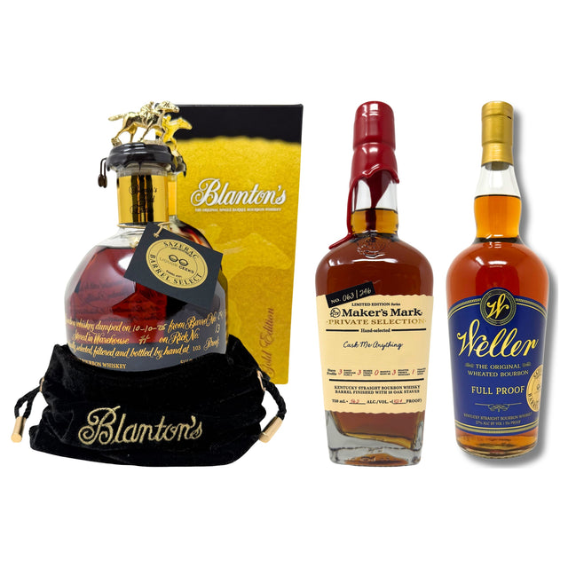 Liquor Geeks Selects — Weller Full Proof #523, Blanton's Gold #291 & Maker's Mark Private Select