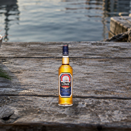 Linie Aquavit fjord shrimp table - Liquor Geeks