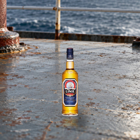 Linie Aquavit ship bollard deck - Liquor Geeks