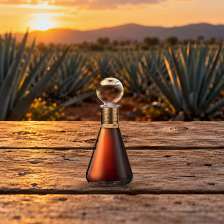 Maestro Dobel 50th Anniversary 1973 Extra Anejo Tequila agave golden hour - Liquor Geeks