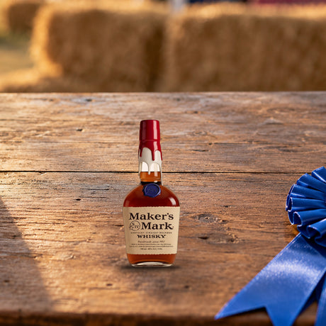 Maker’s Mark 250th Anniversary Limited Edition Bourbon pie contest table - Liquor Geeks