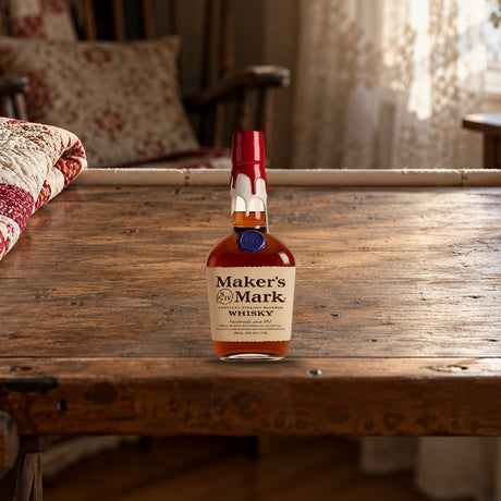 Maker’s Mark 250th Anniversary Limited Edition Bourbon quilt frame parlor - Liquor Geeks