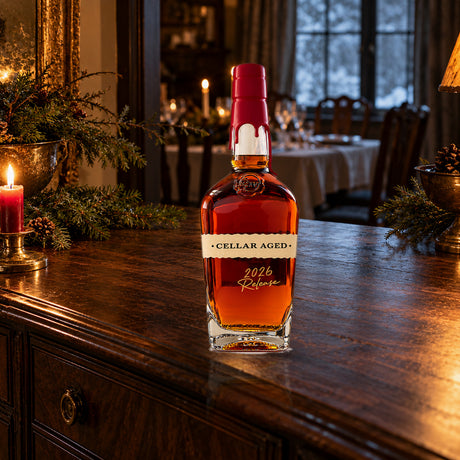 Maker's Mark Cellar Aged Straight Bourbon 2026 Release winter sideboard - Liquor Geeks
