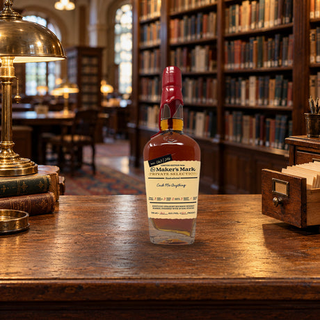 Maker's Mark Private Selection 'Cask Me Anything' Liquor Geeks Barrel Pick library reference desk - Liquor Geeks