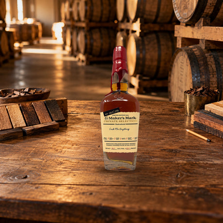 Maker's Mark Private Selection 'Cask Me Anything' Liquor Geeks Barrel Pick stave selection table - Liquor Geeks