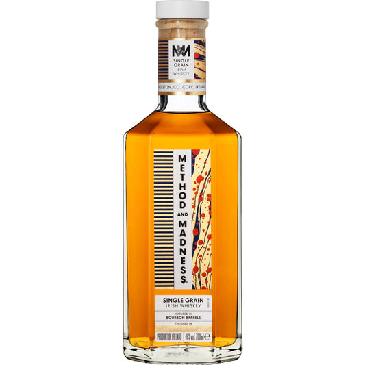 Method And Madness Single Grain Irish Whiskey Matured In Bourbon Barrels Finished In Virgin Spanish Oak Casks - Liquor Geeks